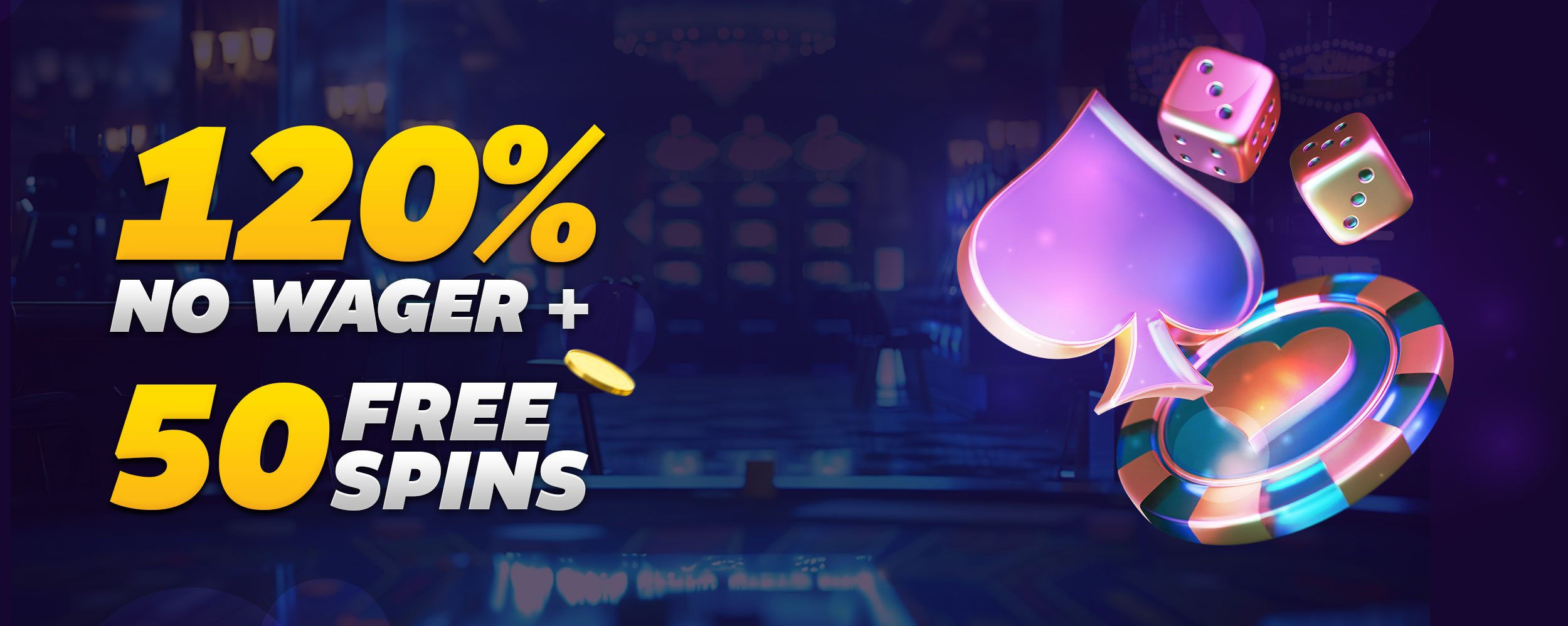 Bonus 120% senza requisiti di puntata